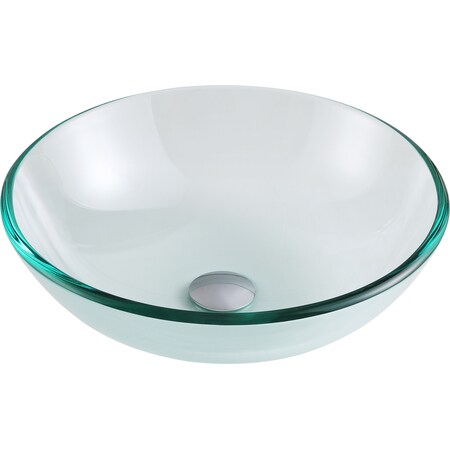 Anzzi Etude Vessel Sink in Lustrous Clear LS-AZ087